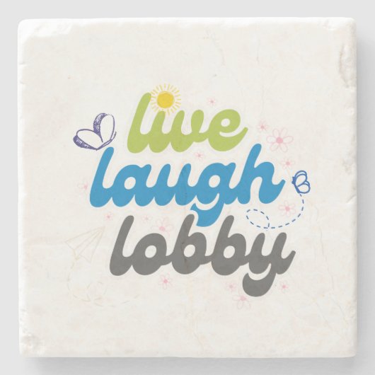 Live Lach Lobby Onderzetter (Voorkant)