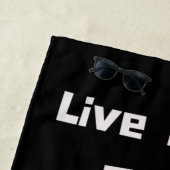 Live Lach Surfen Strandlaken (In situ)