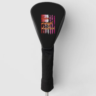 Live lachen LESBISCHE vlag Patriottische lgbt Golfheadcover