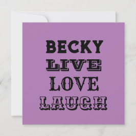 LIVE LACHEN LIEFDE NAAM PAARSE MODERNE KAART