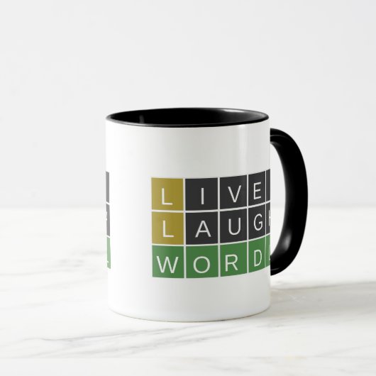 Live lachen Mok van Word (Voorkant rechts)