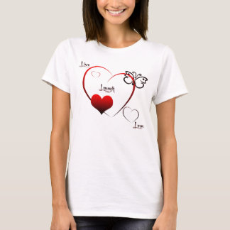 Live, lacht, liefde Baby Doll T-shirt