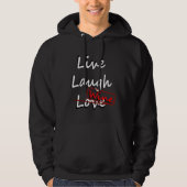 Live lachwijn 6 hoodie (Voorkant)