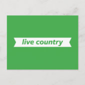 Live Land Briefkaart (Voorkant)
