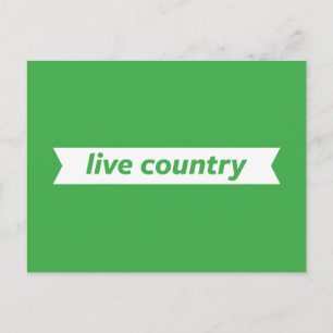 Live Land Briefkaart