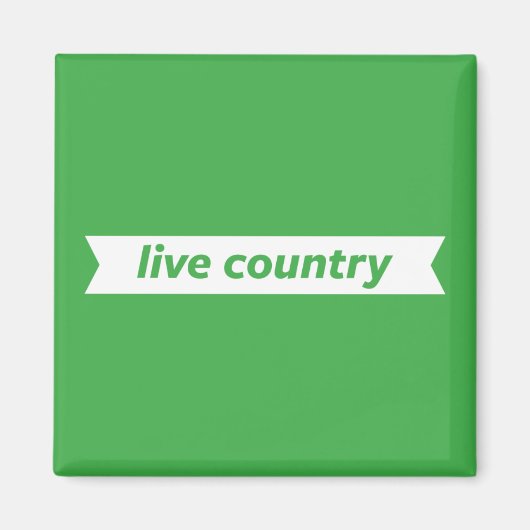 Live Land Magneet (Voorkant)