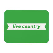 Live Land Magneet (Horizontaal)