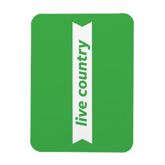 Live Land Magneet (Verticaal)