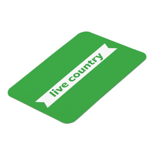 Live Land Magneet (Linkerzijde)