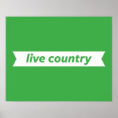 Live Land Poster (Voorkant)