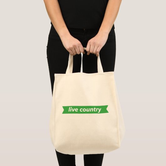 Live Land Tote Bag (Voorkant (product))