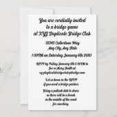 Live lang en geniet van Happy Play Bridge Vier Car Kaart (Achterkant)