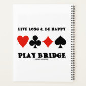 Live lang en geniet van Happy Play Bridge Vier Car Planner (Achterkant)