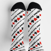 Live lang en geniet van Happy Play Bridge Vier Car Sokken (Top)