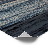 "Live Large" Beach Sunset Poster (14 x 11 inch) (Hoek)