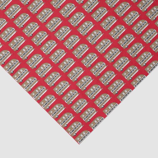 "Live, Laugh, Camp and Fish" Tissuepapier (Detail)