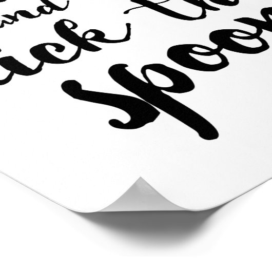 Live Laugh en Lick the Spoon Poster (Hoek)