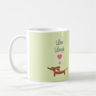 Live Laugh en Love a Dachshund Koffiemok
