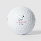 Live Laugh Golf Golfballen (Voorkant)