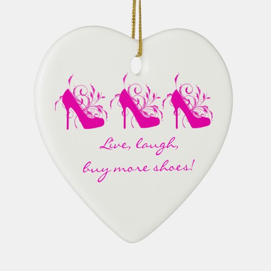 Live, Laugh, koop meer Ornament voor je hart (Rechts)