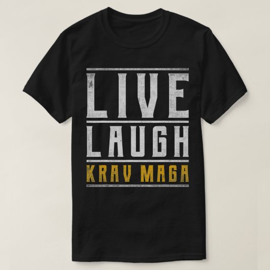 Live Laugh Krav Maga T-shirt (Design voorkant)