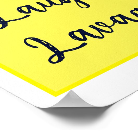 Live Laugh Lavage Poster door CRONEA (Hoek)