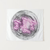 Live Laugh Lens Tapestry Wandkleed (Voorkant (horizontaal))