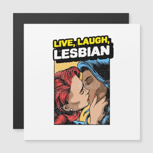 Live Laugh Lesbian (Voorkant / Achterkant)