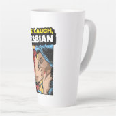 Live Laugh Lesbian Latte Mok (Rechterhoek)