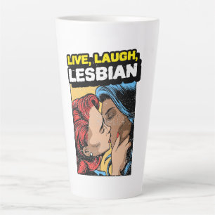 Live Laugh Lesbian Latte Mok