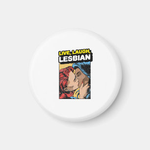 Live Laugh Lesbian Magneet