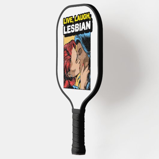 Live Laugh Lesbian Pickleball Paddle (Links)