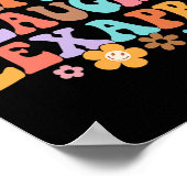 Live Laugh Lexapro Groovy Mental Health Therapist Poster (Hoek)