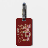 Live, Laugh, liefde Bagagelabel (Achterkant verticaal)