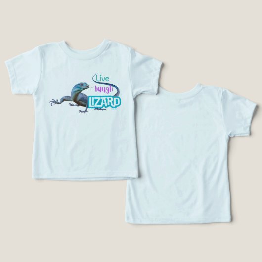 Live Laugh Lizard (Ontwerp Voorkant & Achterkant)