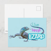 Live Laugh Lizard Briefkaart (Voorkant / Achterkant)