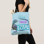 Live Laugh Lizard Tote Bag (Dichtbij)