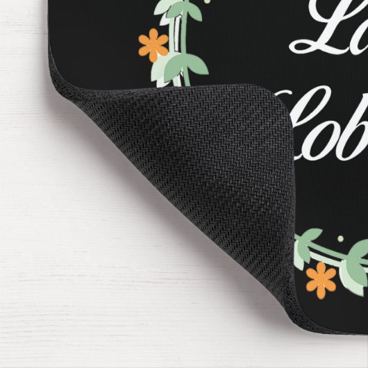 Live Laugh Lobotomy Muismat (Hoek)