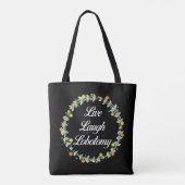 Live Laugh Lobotomy Tote Bag (Achterkant)