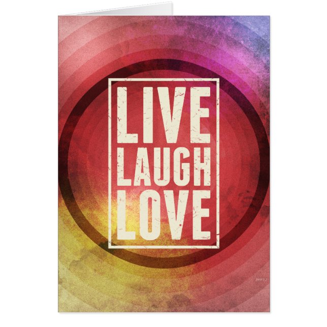 Live Laugh Love (Voorkant)