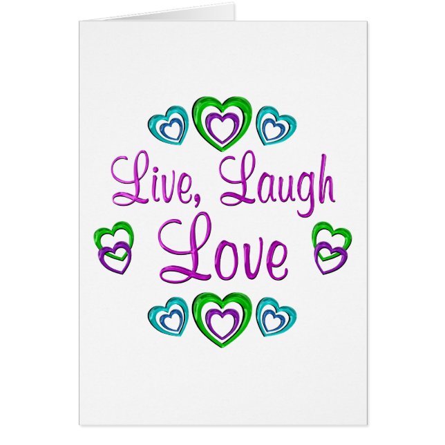 Live Laugh Love (Voorkant)