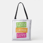 Live Laugh Love 2 2 Tote Bag (Achterkant)