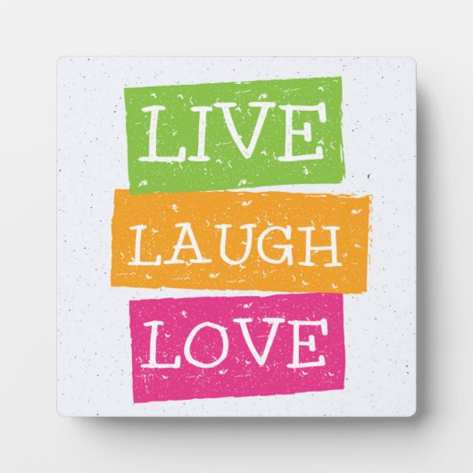 Live Laugh Love 2 Fotoplaat (Voorkant)