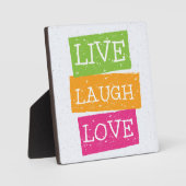 Live Laugh Love 2 Fotoplaat (Voorkant)
