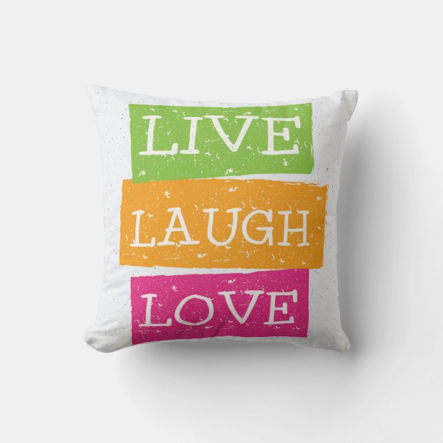 Live Laugh Love 2 Kussen (Voorkant)