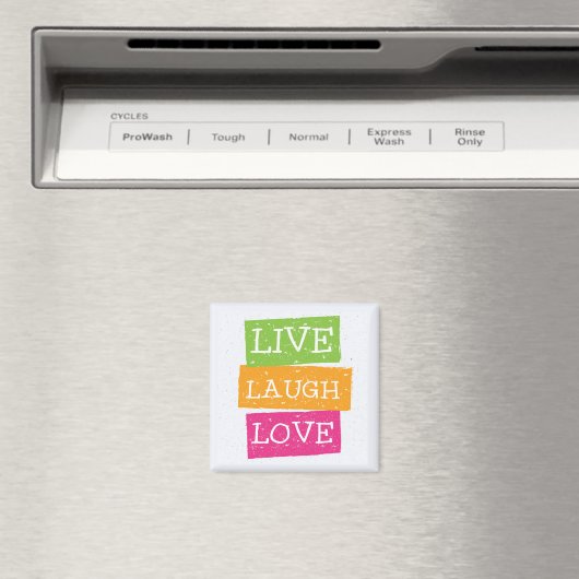 Live Laugh Love 2 Magneet (Insitu (Vaatwasser))