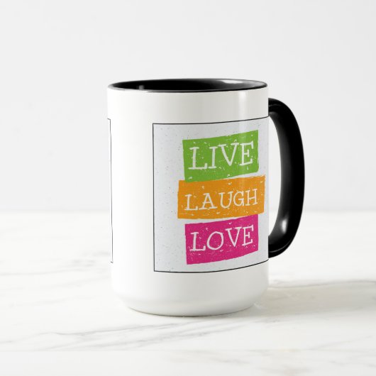 Live Laugh Love 2 Mok (Voorkant rechts)