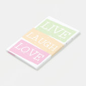Live Laugh Love 2 Post-it® Notes (Schuin)