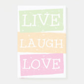 Live Laugh Love 2 Post-it® Notes (Voorkant)