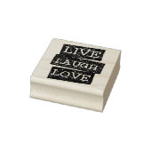 Live Laugh Love 2 Rubberstempel (Stempel)